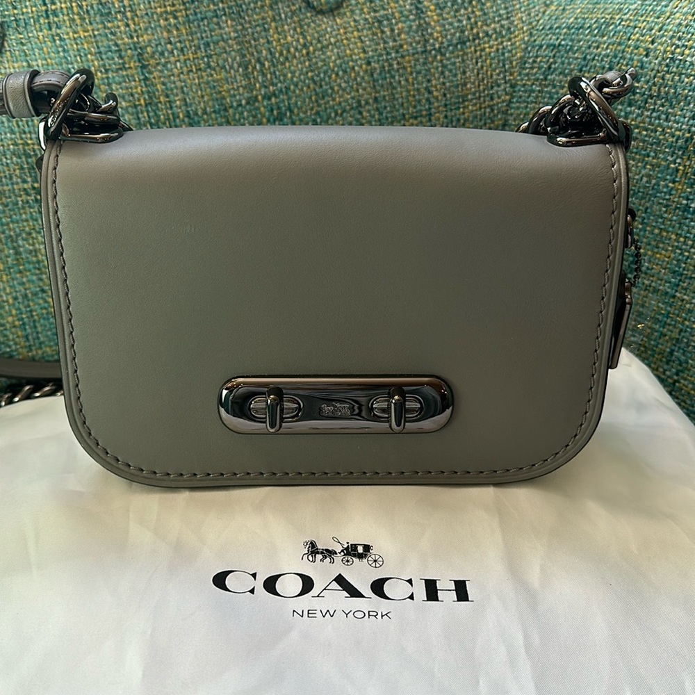 Coach Swagger Shoulder Bag 20 Heather Grey